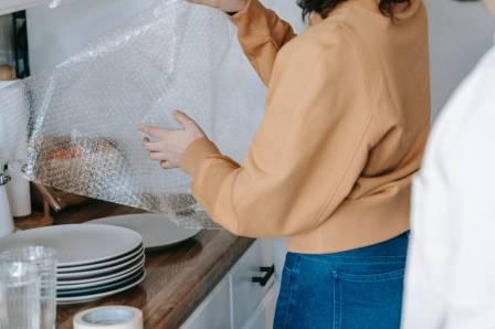 Упаковать посуду